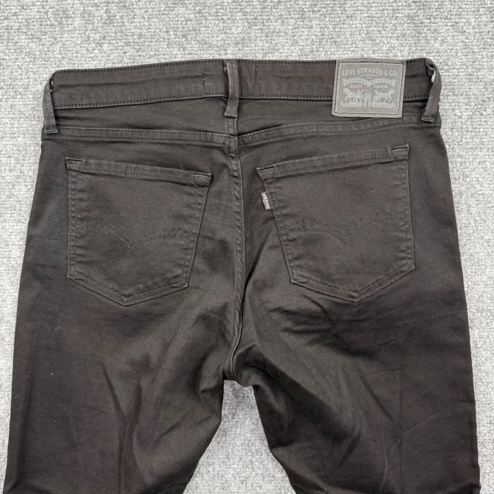 Levi Strauss Co Pants 711 Skinny Black Jeans Size W30 x L30 Cotton Blend Women's
